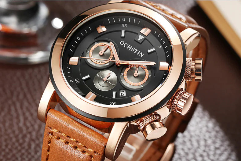 OCHSTIN Multifunctional Quartz Watch for Men