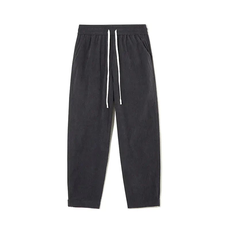 Solid Color Straight Leg Stretch Sports Pants for Men
