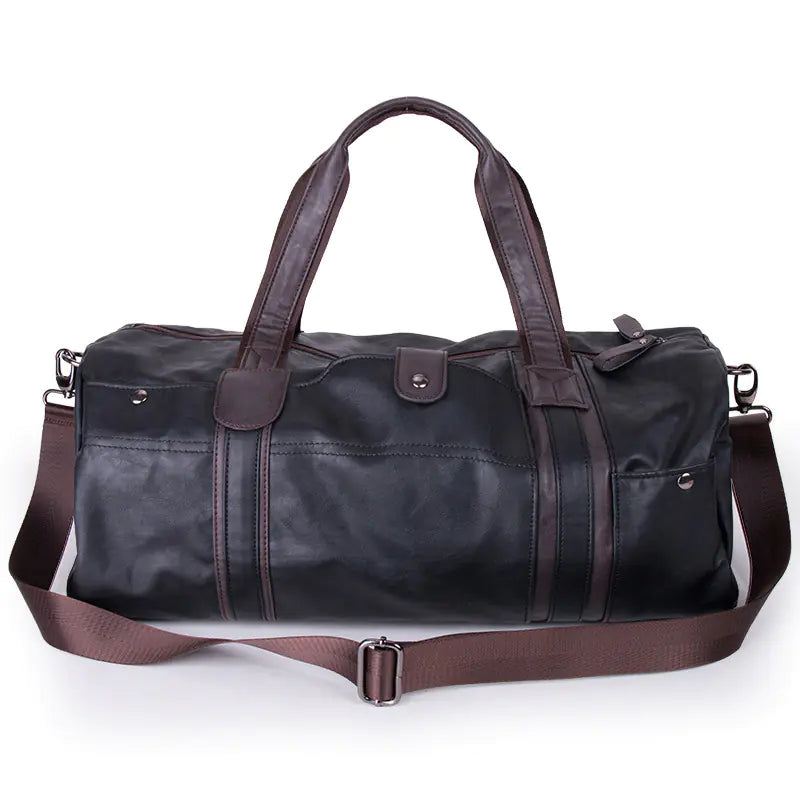 Portable Round Cylinder Casual Travel Bag