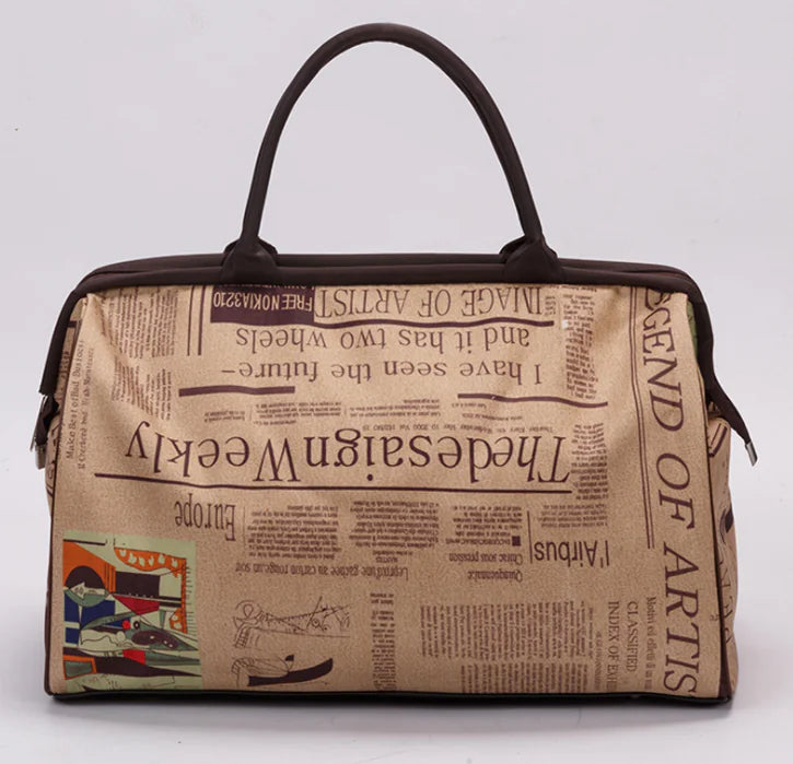 Travel Tote Bag and Luggage Backpack Combination