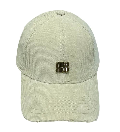 Corduroy Baseball Hat for Men and Women